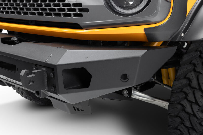 Ford Bronco Bumper - Front - Go Rhino - Winch Ready Trailline Full Width - Textured Black - `21-`26